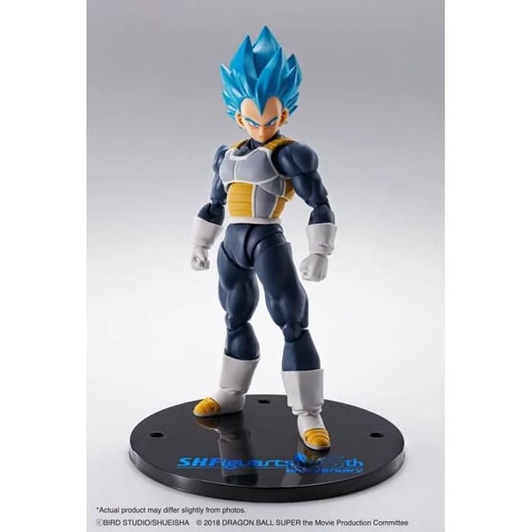 Figurine - BANDAI TAMASHII NATIONS - Vegeta Super Saiyan Blue - 14 cm - Rörlig - Tillbehör inkluderat