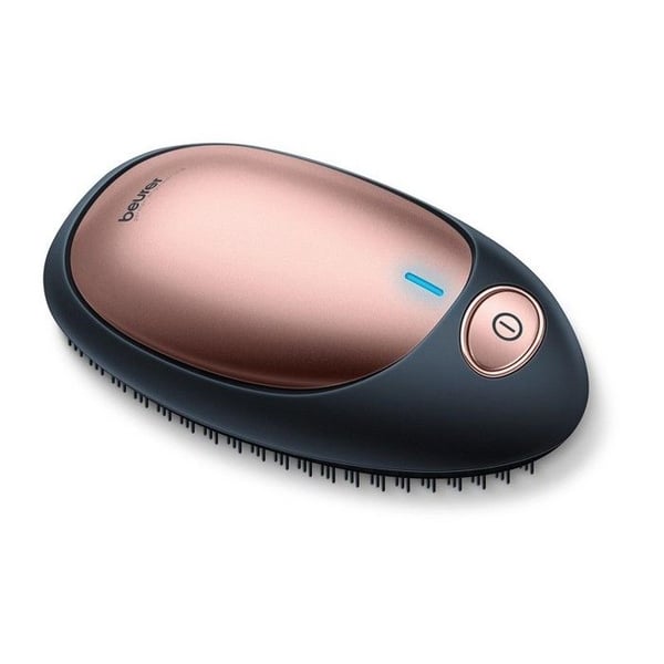 Ionic hårbørste - Beurer - HT 10 - Sort - Soft Touch teknologi - Batteridrevet