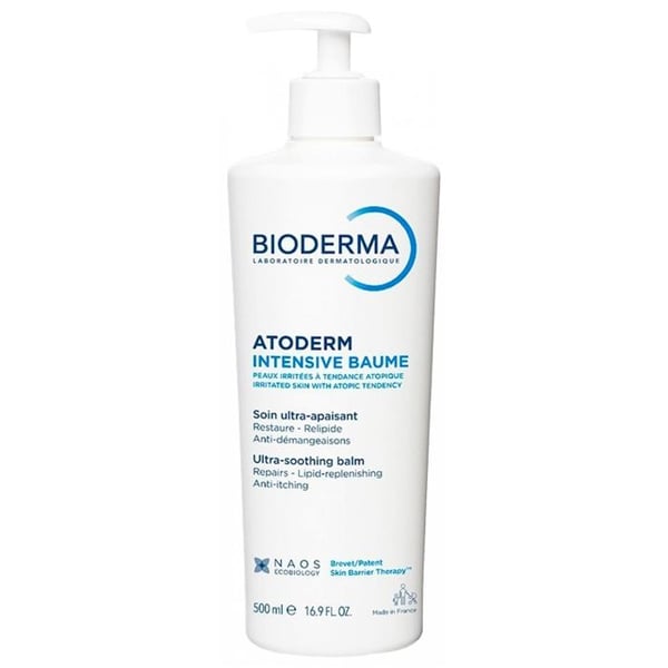 Mjukgörande lugnande balsam - Bioderma - Atoderm Intensive - 500ml - Mycket torra hudtyper - Antiinflammatorisk