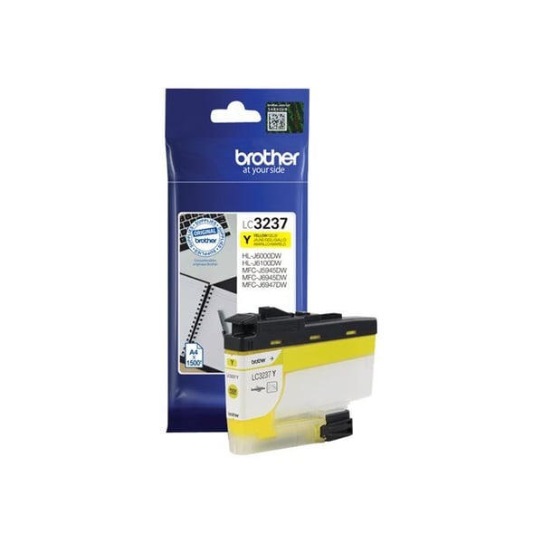 Brother LC3237Y bläckpatron - Gul - Brother Innobella - 1500 sidor - Paket med 1