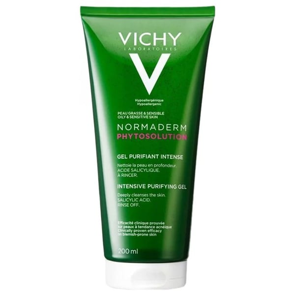 Gelrengörande Ansikte - Vichy - Normaderm Phytosolution - 200ml - Utan Alkohol - Alla Hudtyper