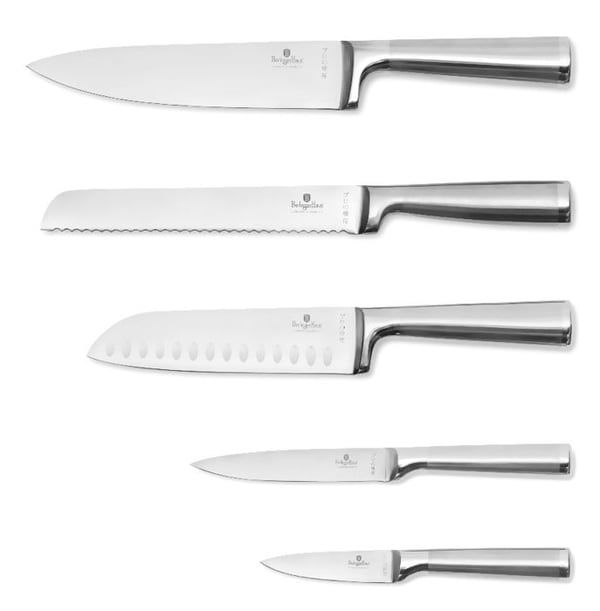 Knive - BERLINGERHAUS - BH-3124 - 6 stk. - Rustfrit stål 3cr13 - Akacietræ støtte