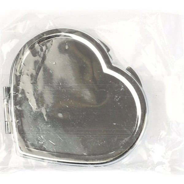 Metallisk fickspegel Hjärta att dekorera - DTM - 5,5 x 6 cm