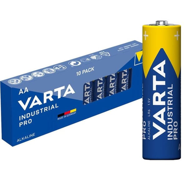 Varta industribatteri 10 x AA - LR6 Alkaline 2950 mAh (paket med 20)