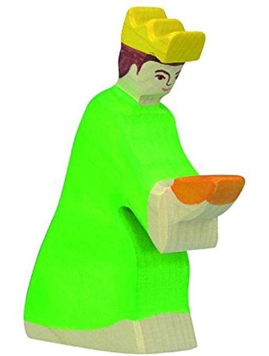 HOLZTIGER BALTHAZAR 3 träfigur - Handmålad - Europeisk tillverkning