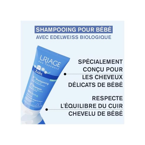 Uriage Bébé 1:a Schampo 200ml