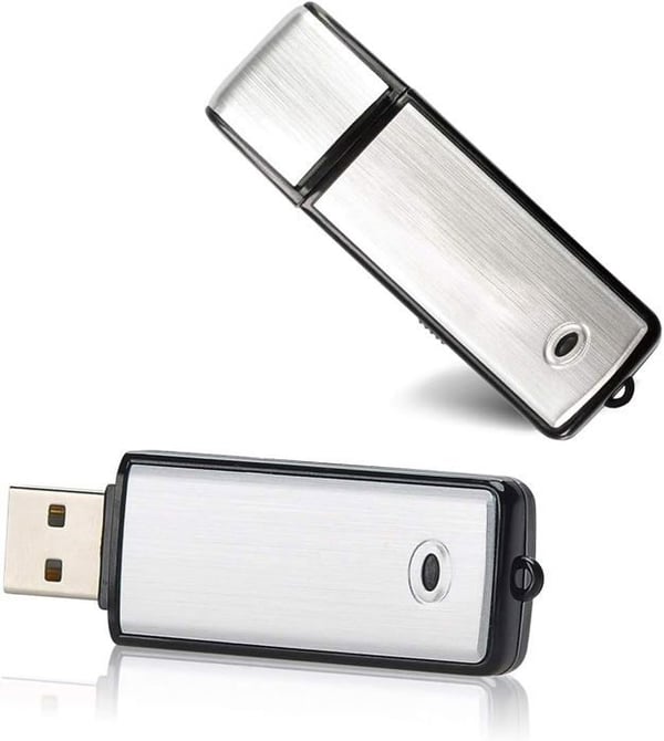 Digital Dictaphone - Podazz - Röstinspelare 8 Go - USB-uppladdningsbar - 18 timmars inspelning