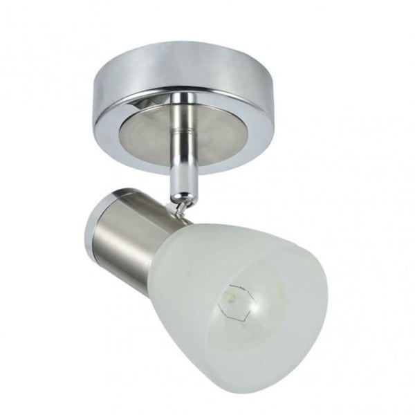 Spot - FAB 141981020 - Krom/Nickel - Glashuvad - Modernt rörligt design