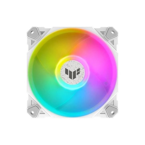Fläkt - ASUS - TUF Gaming TF120 ARGB - 120mm - RGB-kontroller - Vit