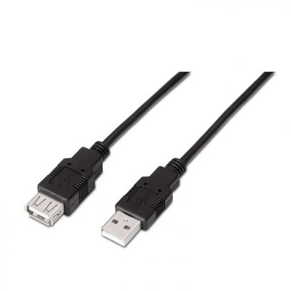 AISENS 1,8 m USB 2.0-förlängningskabel lämplig för konsolspel, digitalkameror, webbkamera, skrivare