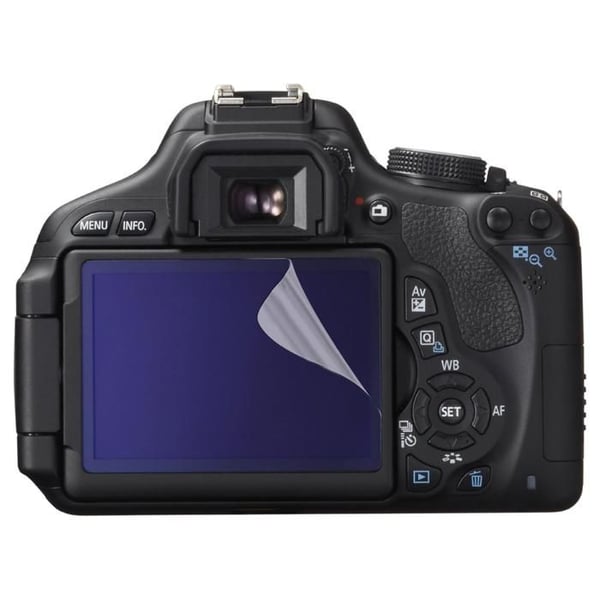 Skärmskydd - Phonillico - Canon EOS 600D - Paket med 2 - Slittålig Plastfilm - Ultratunn