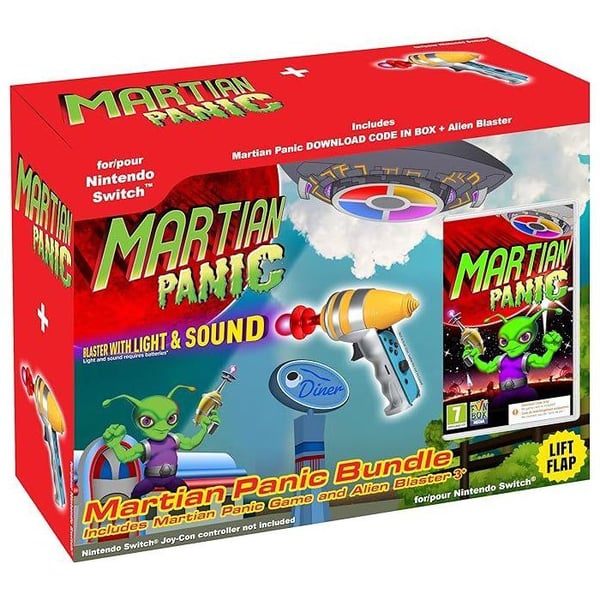 Videospelutvidgning - koden för videospelsbundlarna Funbox Martian Panic Game och Blaster Gun (Kod i lådan)