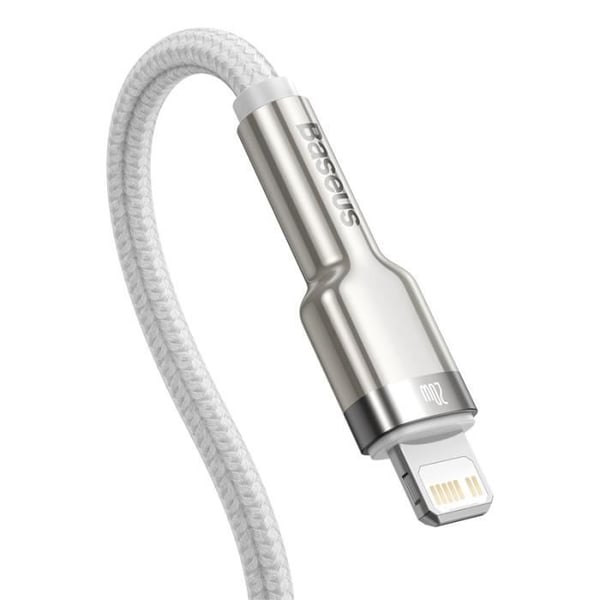 Laddningskabel - BASEUS - Typ C till iP - 20W - 1M - Flätad nylon