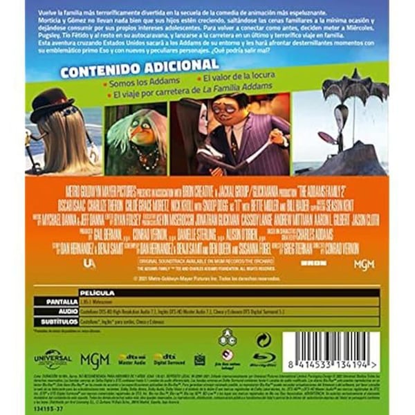 Blu-ray - UNIVERSAL STUDIOS - Familjen Addams 2 - Barnfilm - Blandet genre - Hilariska äventyr