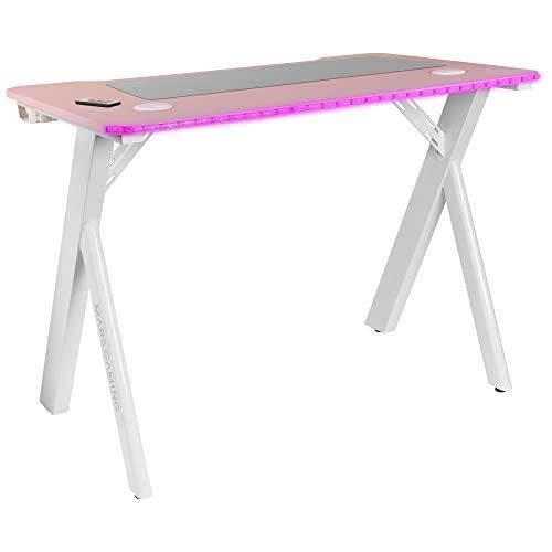 Spelbord - MARS GAMING - MGD100 RGB - Rosa-Vit