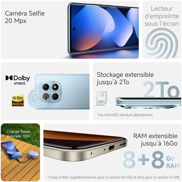 XIAOMI - Redmi Note 15 - 6 / 128 Go - Blå