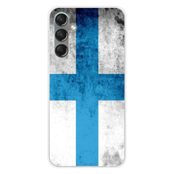 Tryckt silikonfodral som är kompatibelt med Samsung Galaxy A24 4G Marseille flagga