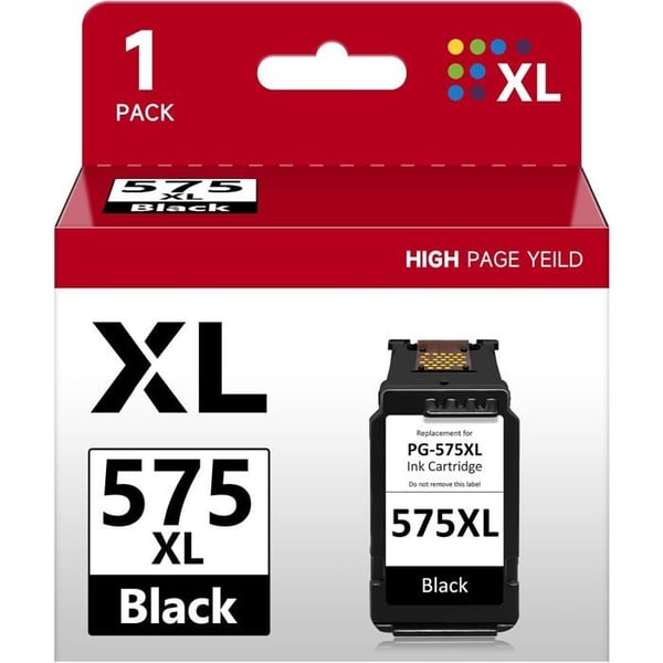 PG-575XL utskriftspatroner, PG-575X svart ersättning för Canon 575 patroner kompatibla med Canon PIXMA