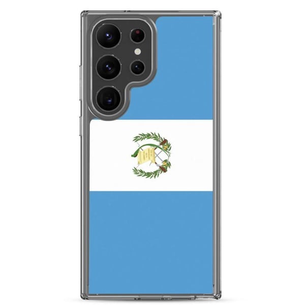Mobilskal – Guatemalas flagga – Kompatibel med Samsung Galaxy S22 – Mjuk fodral – Slitstark och stötresistent – Pixelforma