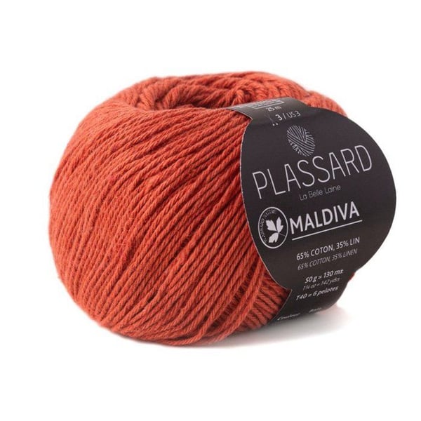 Plassard - Virk- och stickgarn för sommaren Plassard: Maldiva Koppar 54