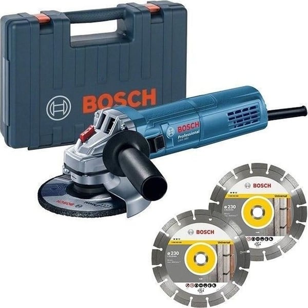 BOSCH PROFESSIONAL GWS 880 vinkelsliber - 880 W - 125 mm + kuffert