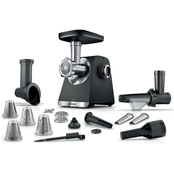 Köttkvarn BOSCH Serie 6 MFWS660B - 500 W - 3 köttkvarnsgrillar - Svart