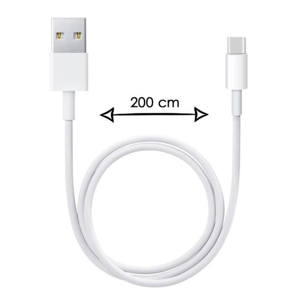 Typ C-kabel - Doogee - S88 Pro - 2 Meter - Snabbladdning - Dataöverföring