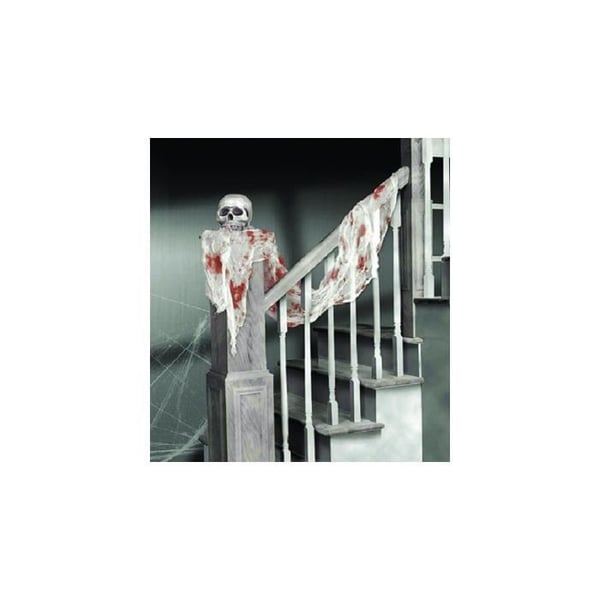 Dekorationstyg - PTIT CLOWN - 4,5m - Vit/Röd - Halloween - Inomhus