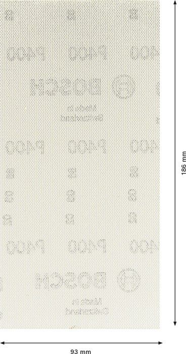 Slipmaskin - Bosch 2608900760 - Excentrisk - 50 delar - Effektiv dammutsugning