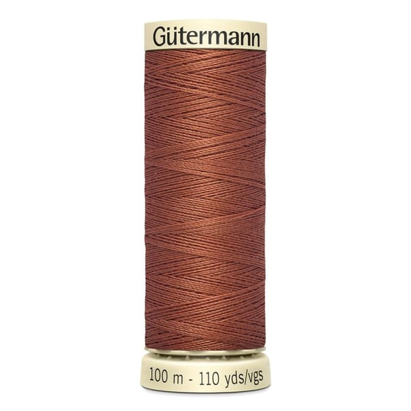 Sytråd 100% polyester Gutermann 1 Spole - Att 847 - sedona lera
