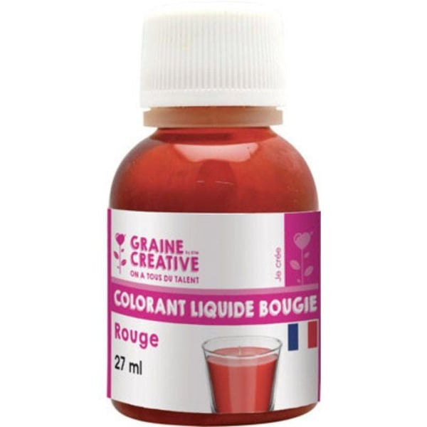 Graine Créative - Flytande färgämne för ljus 27 ml Röd