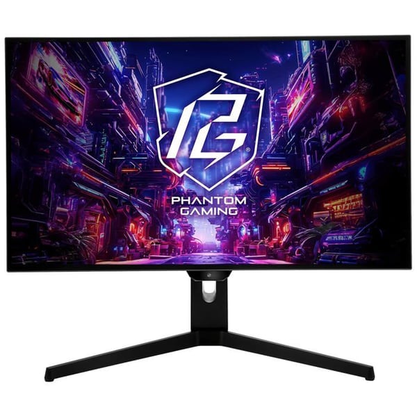 Skärm PC - ASRock - PGO27QFS - 27" - QHD - 240Hz - HDMI/DP/USB-C - Svart