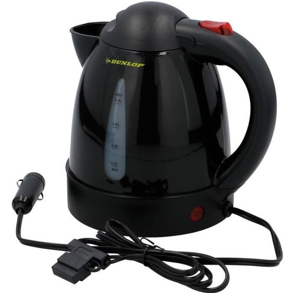 Resekokare - DUNLOP - 12 Volt - 0,8 Liter - Svart - Liten hushållsapparat