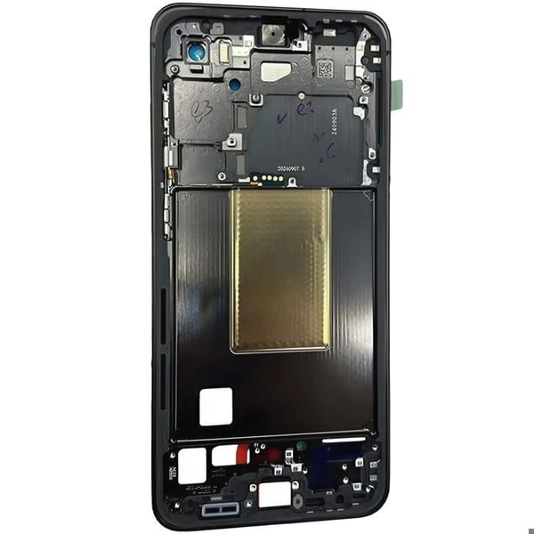 Originalt servicepaket för Samsung Galaxy S24 FE svart centralchassi