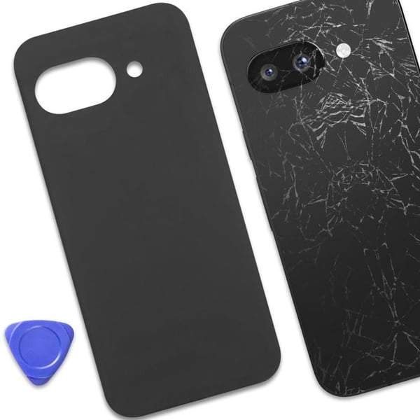Ersättningsbaksida för Google Pixel 9A Svart