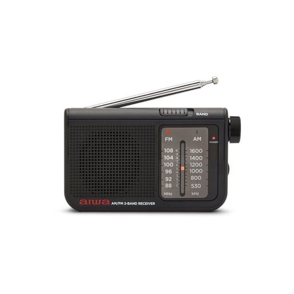 Bärbar radio - Aiwa - RS-55BK - Analog - AM/FM - Integrerad högtalare