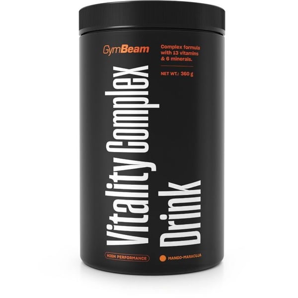 GymBeam Vitalitetskomplexdryck mango passionsfrukt 360 g