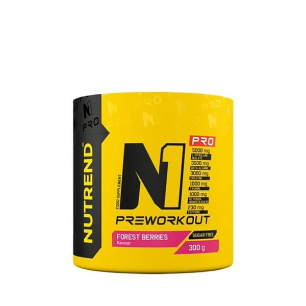 PreWorkout - Nutrend - N1 pro pre workout (300g) - Smak Bärfruit