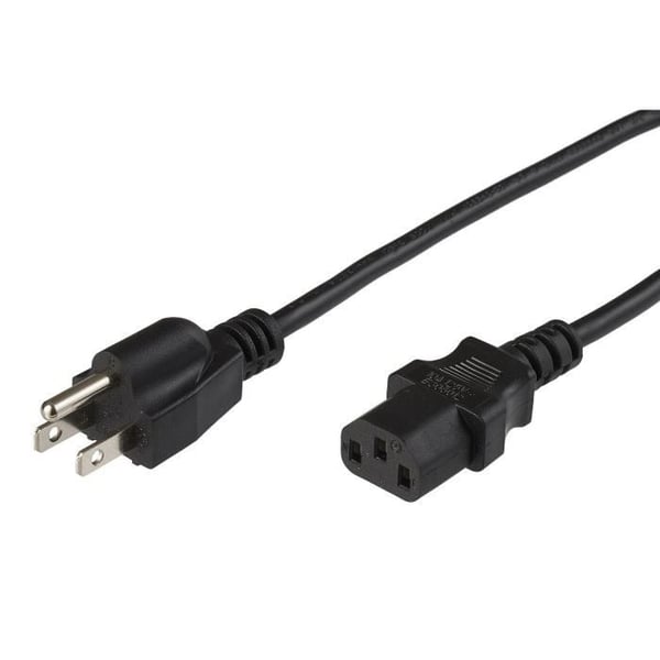 Strömkabel - MICRO CONNECT - NEMA 5-15P till C13 - 4m - AWG14 - SJT
