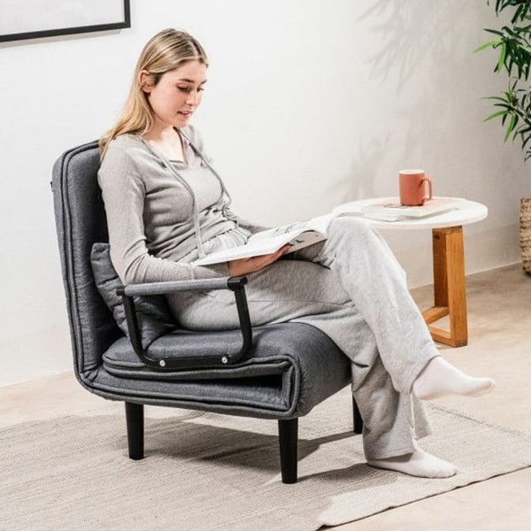 Soffa-säng Konvertibel 4 i 1 - INNOVAGOODS - SOFTFA - Metall - Tyg - 1 plats