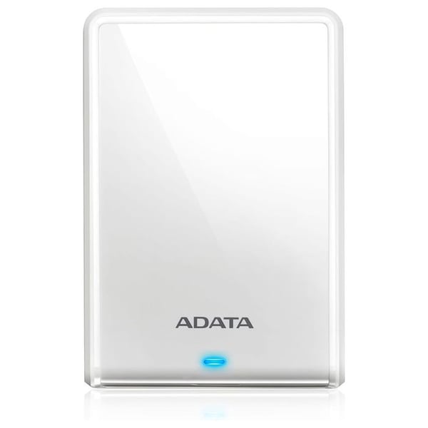ADATA 2 TB HV620S Smal extern hårddisk - USB 3.1 - Vit