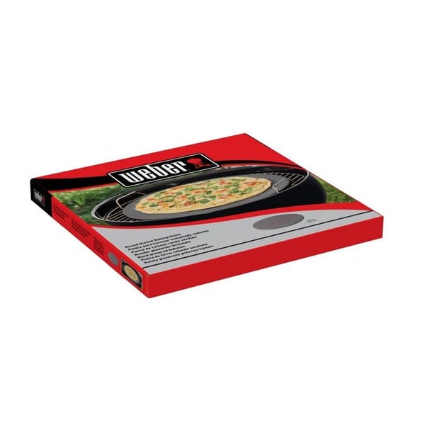 Grillitarvike - WEBER - Pizzakivi Ø 36 cm - Lasitettu - Rapeaksi - Helppo puhdistaa