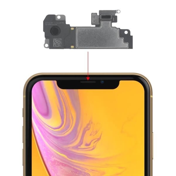 Intern högtalare - AVIZAR - för Apple iPhone XR - Svart - CE RoHS-certifierad