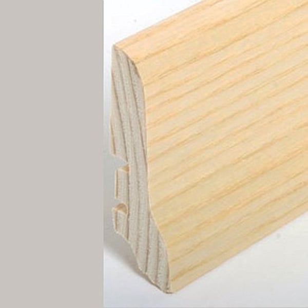 PROVISTON Sockel nr 461 fanerat trä 20 x 60 x 2500 mm Ask 12,5 Meter | 5 stycken