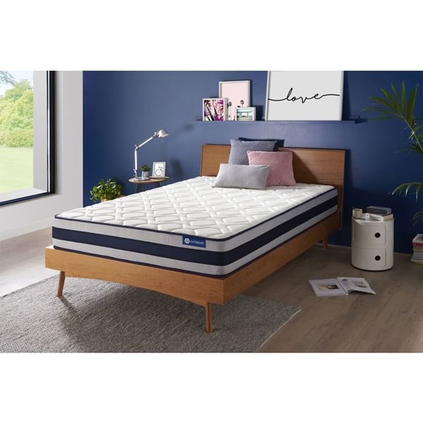 Madrass - ACTISOM - Actiflex Ergo - 135x190 cm - Pocketfjädrar - Minnesskum