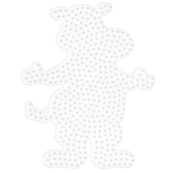 Hama - Platta Flodhäst för standardpärlor (Ø5 mm)