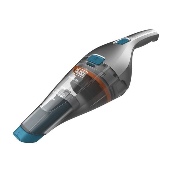 BLACK+DECKER NVC215WA-QW Trådløs håndstøvsuger - 7,2 V - Opladningsbase - 15,5 børste, 385 ml, sølv og blå NVC215WA-Q