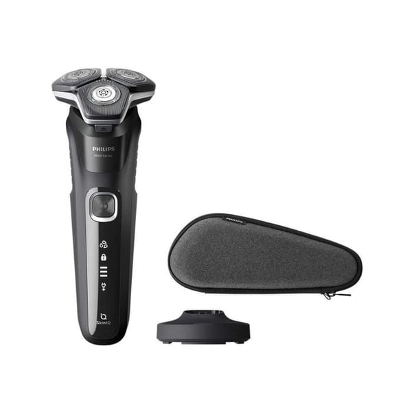 PHILIPS S5898/35 Series 5000 sladdlös rakapparat med våt och torr användning, 50 minuters användning och 1 timmes laddning,