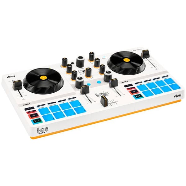 HERCULES DJ CONTROL MIX ULTRA - Bluetooth DJ-kontroller för smartphone (iOS och Android) - Trådlös