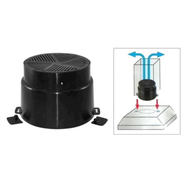 UNF001 Universal kolfilter - WHIRLPOOL - Designad för spiskåpor - Utsug Ø 125 eller 153 mm